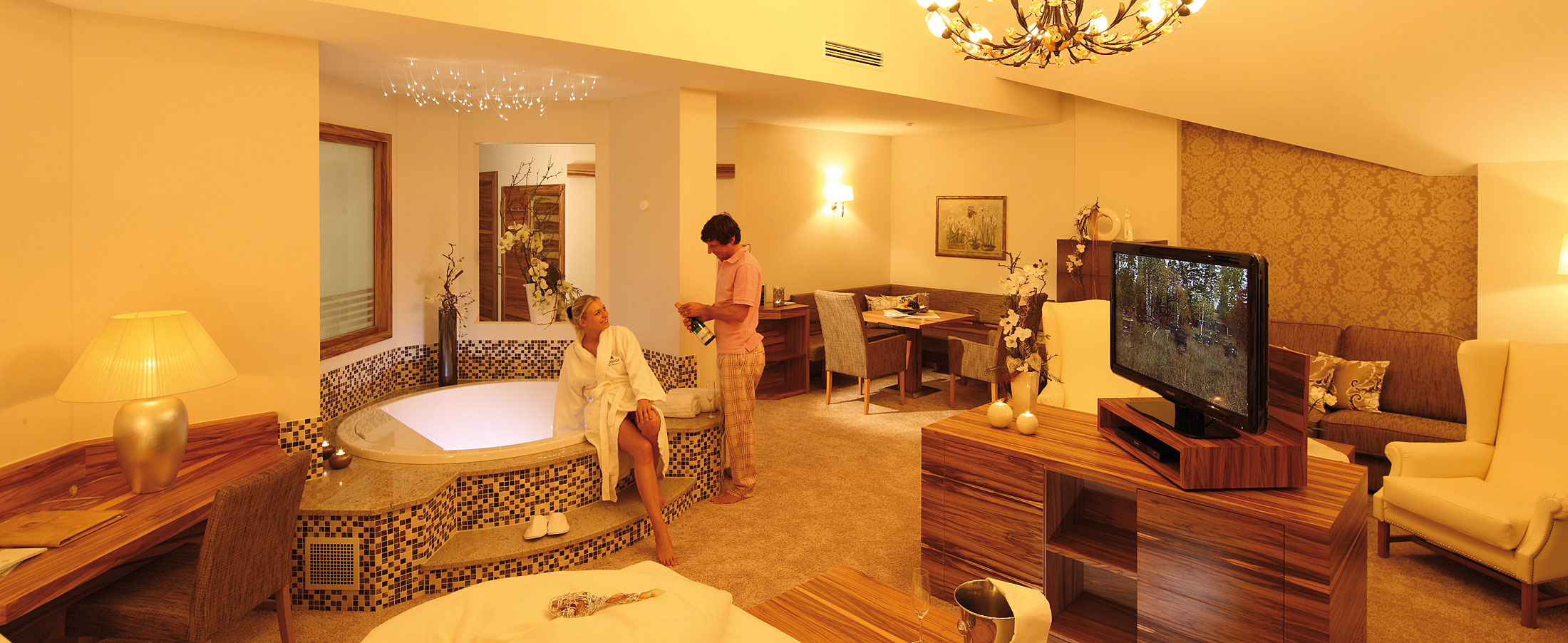 Komfortable Suite im Wellnesshotel in Bayern